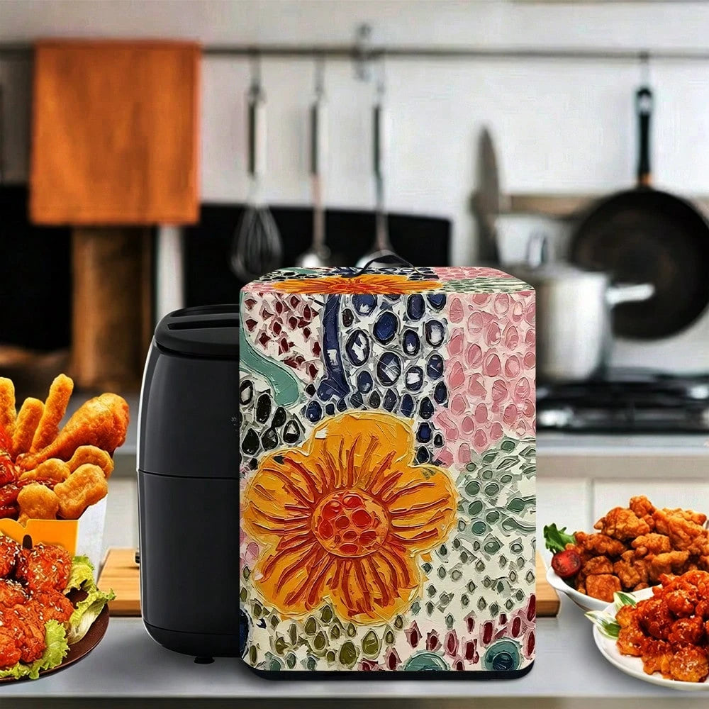1 Household Kitchen Appliance, Air Fryer Dust Cover, Machine Washable, Water-Washable Air Fryer With Pocket, Universal Kitchen Appliance Protective Cover