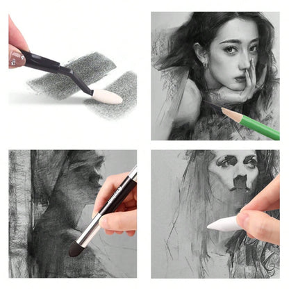 1 Pack Willow Charcoal Powder, Quick-Drying, Suitable For Art Students And Art Exam Sketching, Lightweight Multi-Functional Art Supplies, Specially Designed For Art Students And Art Exam Sketching.