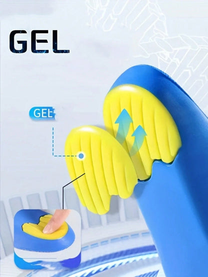 1 Pair Arch Support Insoles, Unisex (Trimmable), Shock Absorption, Massage Insoles (Suitable For Running Shoes And Work Shoes), Suitable For Long-Time Standing, Made Of EVA Material