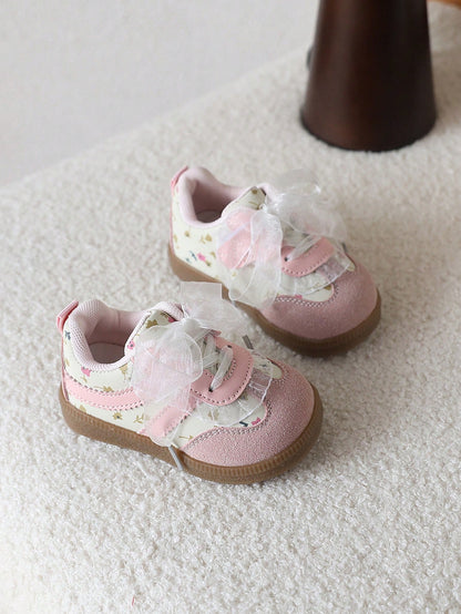 1 Pair Fashionable Infant Toddler Shoes, New Everyday Wear Design, All Season