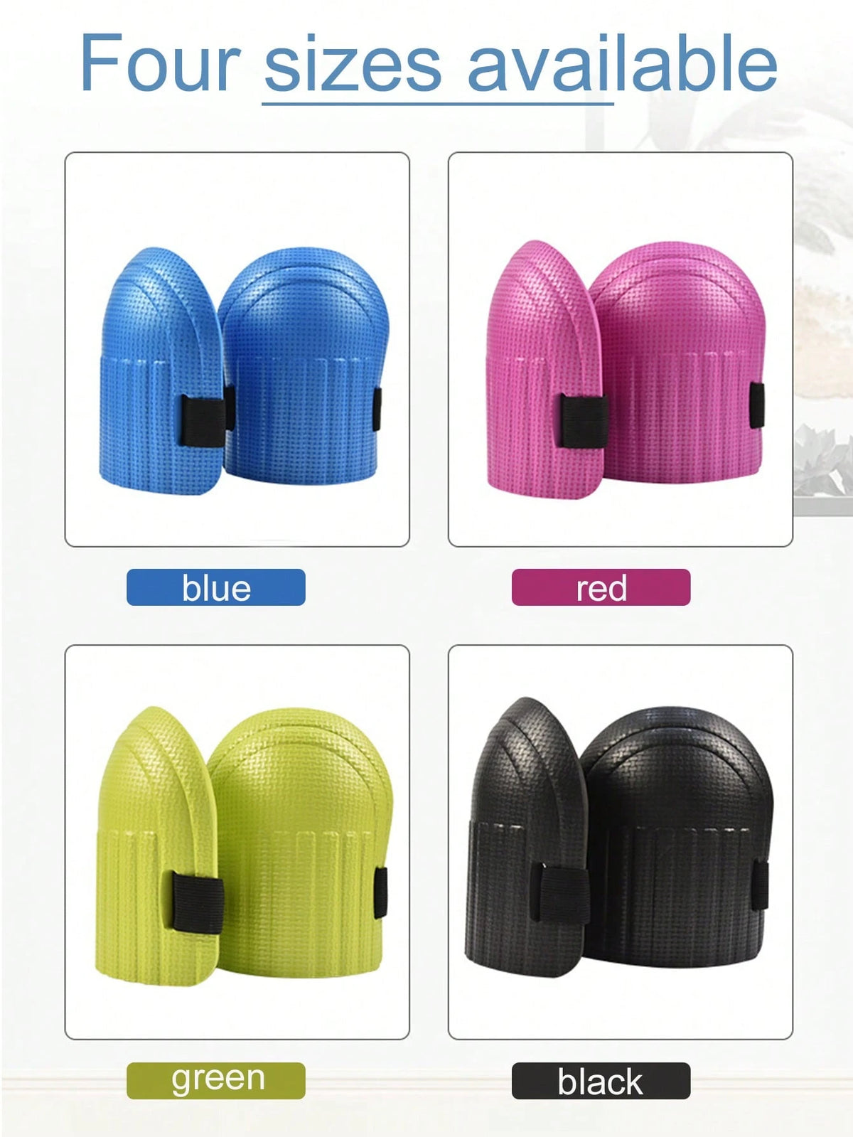 1 Pair Soft Foam Knee Pads For Knee Protection Self Protection For Gardening Cleaning Protective Sport Kneepad Black,Garden Tools, Gardening Tools For Garden