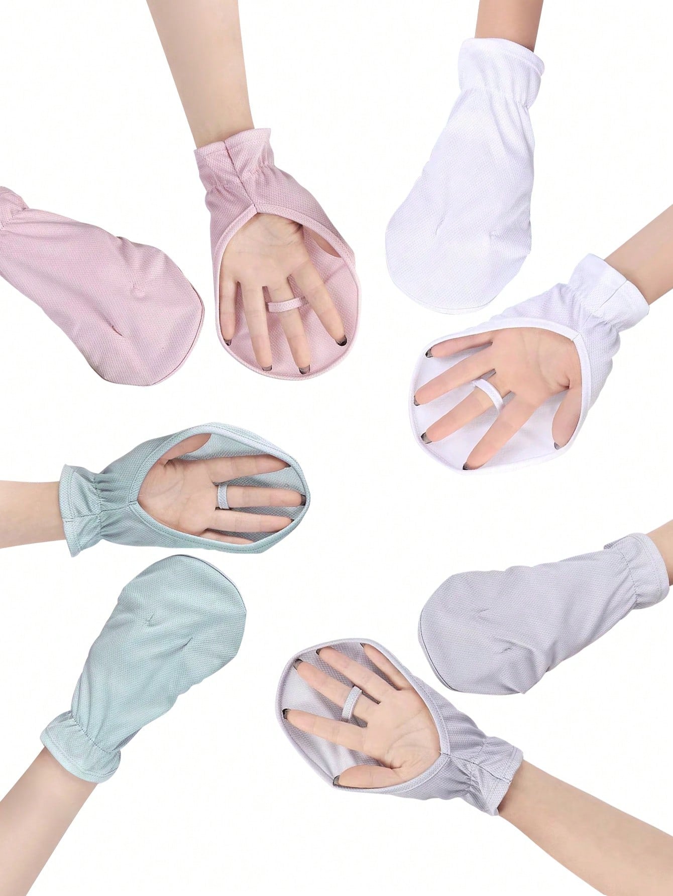 1 Pair Summer Cycling Gloves, Lightweight Fingerless Driving Gloves, UV Protection, Breathable, Anti-Slip, Suitable For Outdoor Activities, Travel, Women Car Accessories