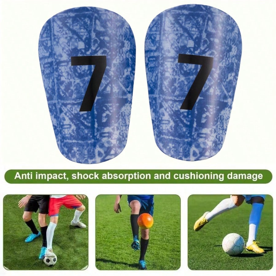 1 Pair Ultra-Light Football Shin Guards- Durable & Comfortable, Suitable For All Sports, Designed Specifically For Football, Basketball And Yoga Training