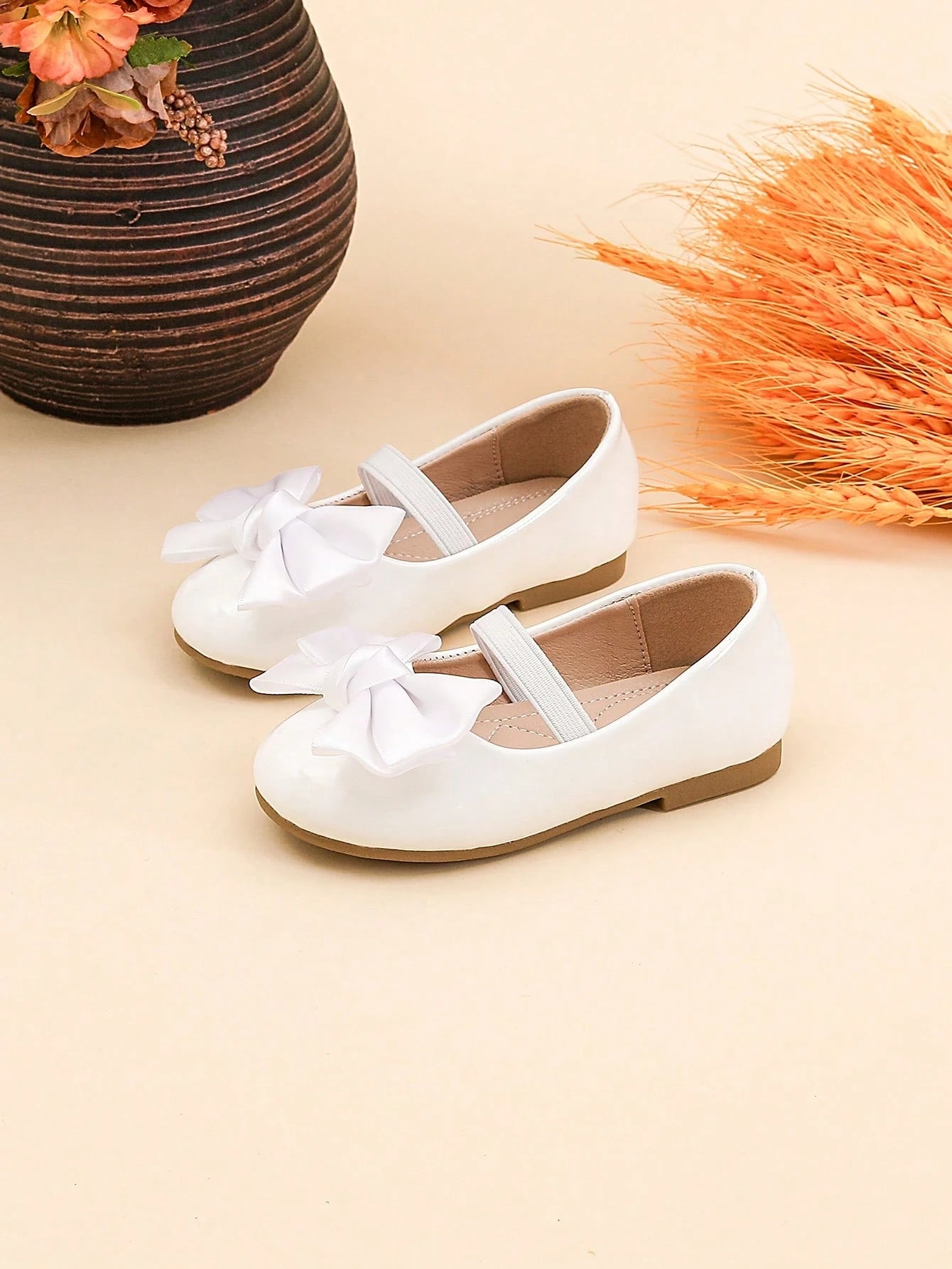 1 Pair Versatile Comfortable Cute Floral Flat Shoes For Girls, Suitable For All Seasons