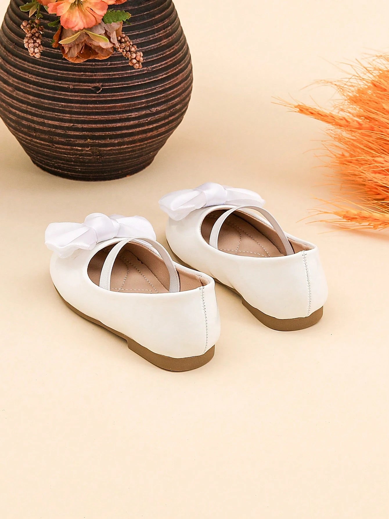 1 Pair Versatile Comfortable Cute Floral Flat Shoes For Girls, Suitable For All Seasons