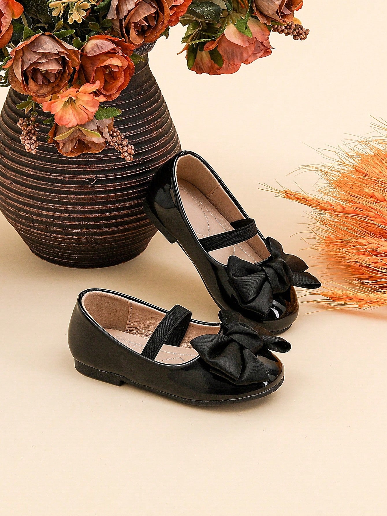 1 Pair Versatile Comfortable Cute Floral Flat Shoes For Girls, Suitable For All Seasons
