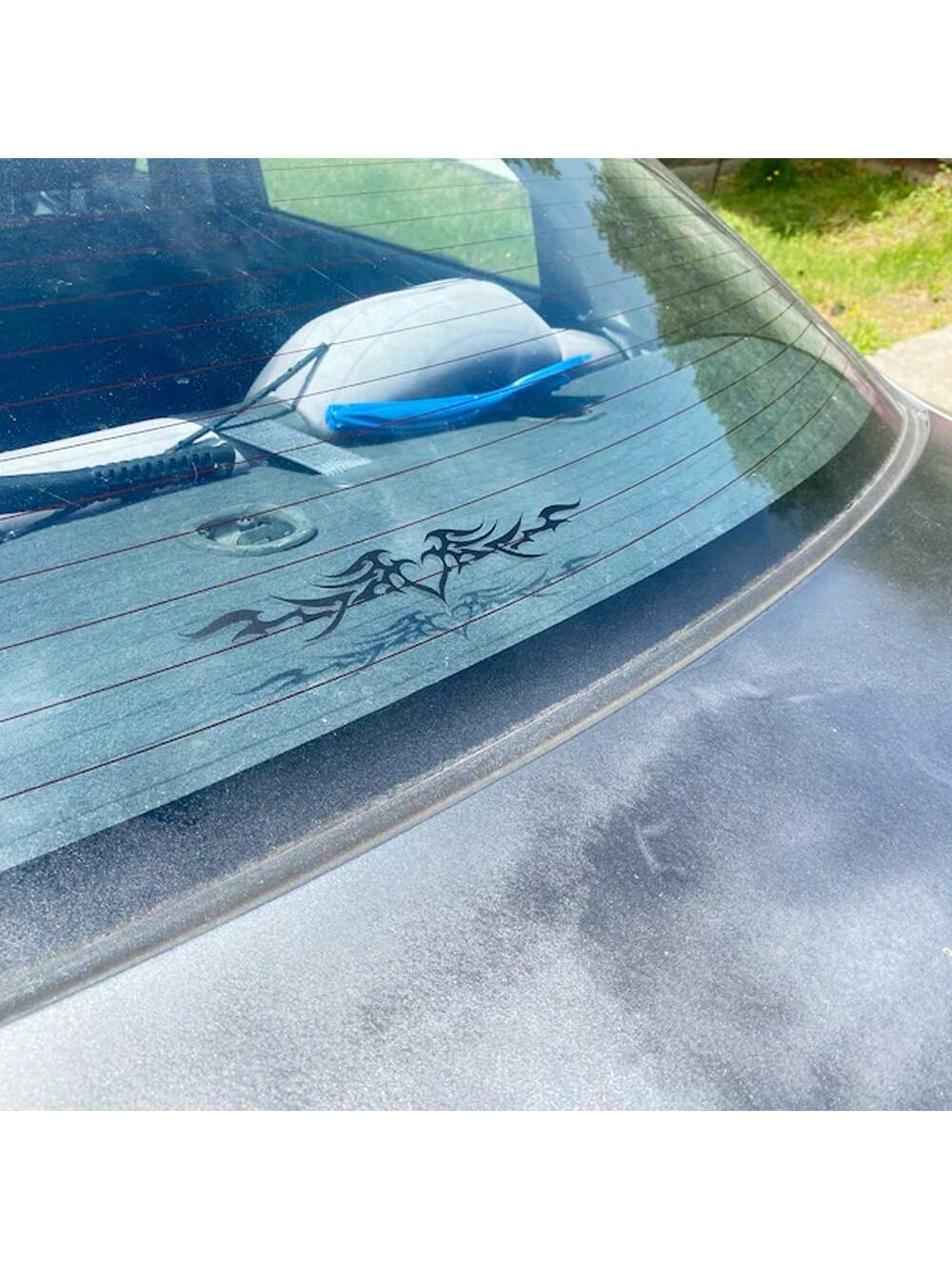 1 Pc Heart Wings Car Bumper Sticker Rear Windshield Decal, Cute Vinyl Y2K Tramp Stamp Decal For Cars, Trucks