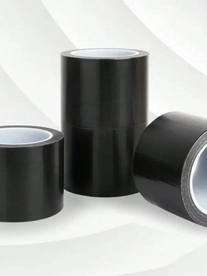 1 Roll/5 M High Adhesive Black Duct Tape For Cushion Repair, Wear Repair Tape, Sofa Repair Subsidy, Motorcycle Seat Self-Adhesive Leather Tape, Strong Adhesive Tape, Suitable For Hotel/Restaurant/Off