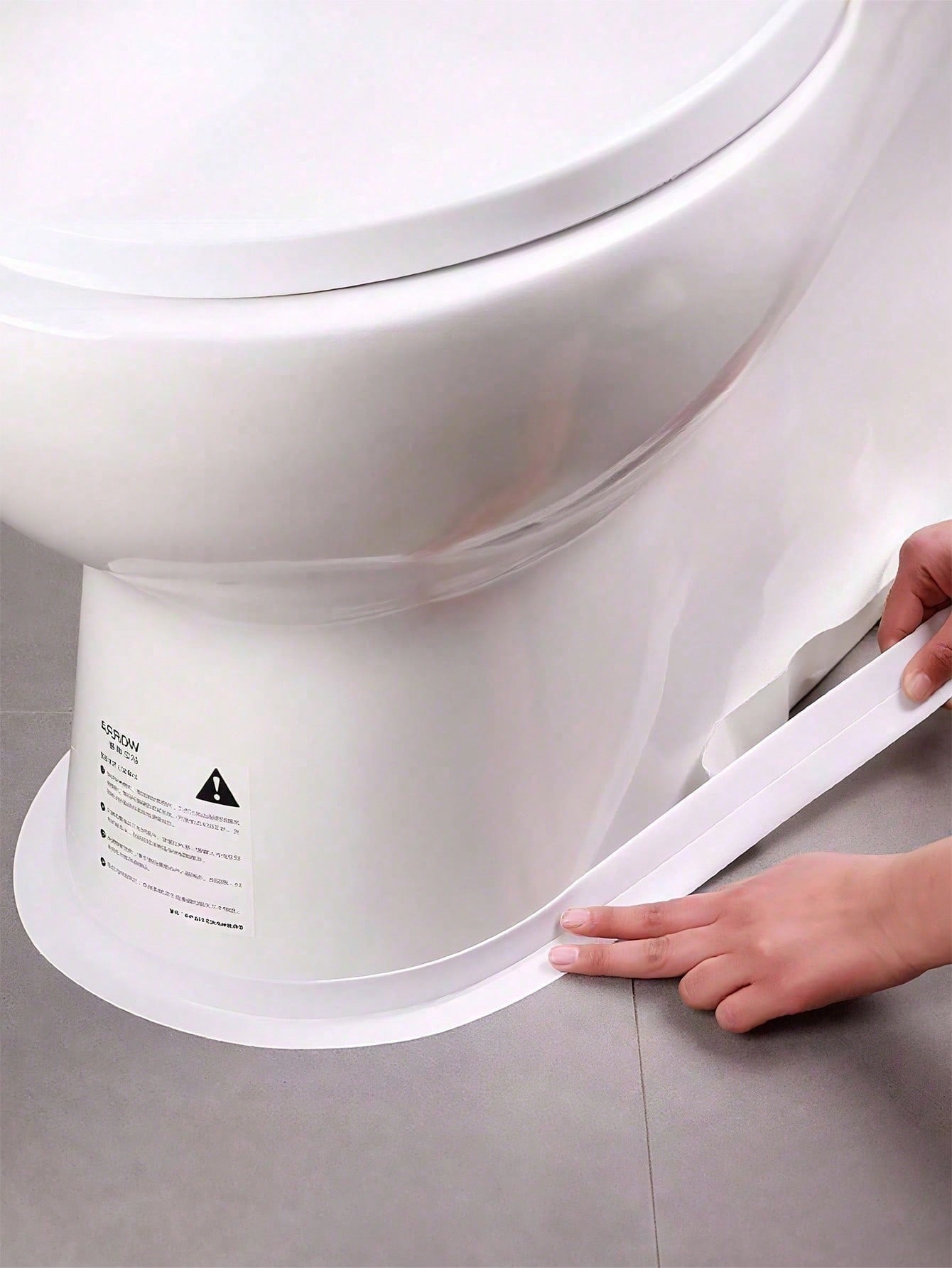 1 Roll Mold-Resistant PVC Self-Adhesive Sealing Tape, Waterproof Caulking Strip With Durable Acrylic Adhesive, For Bathroom Tub Toilet Kitchen Sink Wall Sealing
