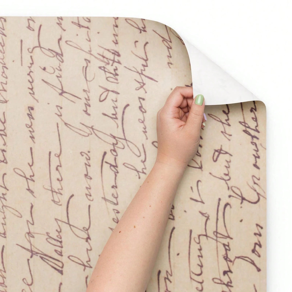 1 Roll Vintage-Inspired Handwritten Script Gift Wrap Set Wrapping Paper Sheets R For Wedding, Birthday, Baby Shower, Holiday Gifts & DIY Crafts-58 X22 Inches