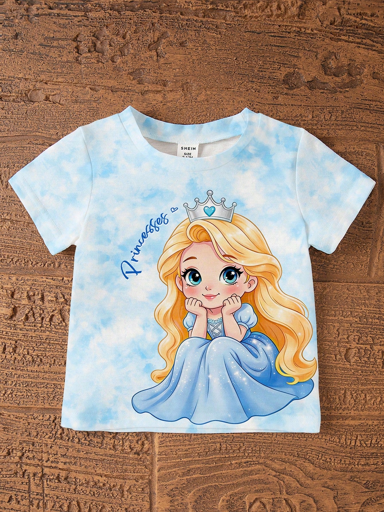 1 Set Baby Girl Casual Sweet Cartoon Print T-Shirt And Shorts