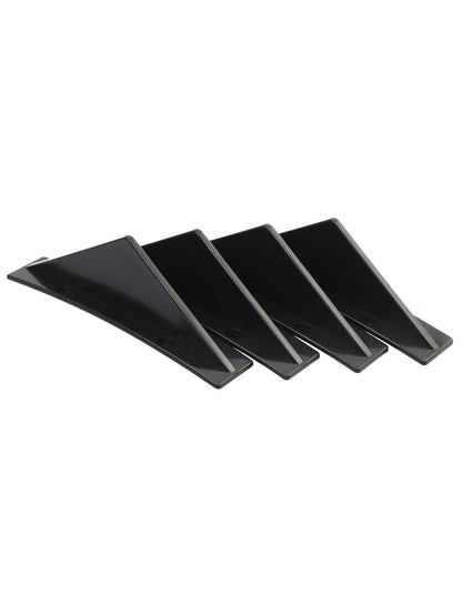 1 Set Black ABS Car Rear Bumper Spoiler Diffuser