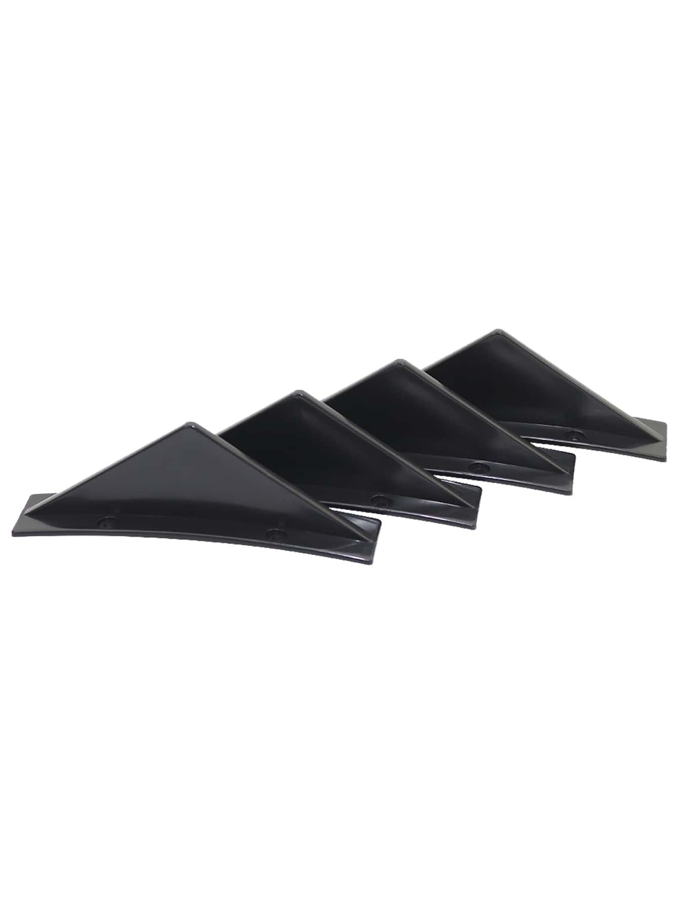 1 Set Black ABS Car Rear Bumper Spoiler Diffuser