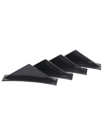 1 Set Black ABS Car Rear Bumper Spoiler Diffuser