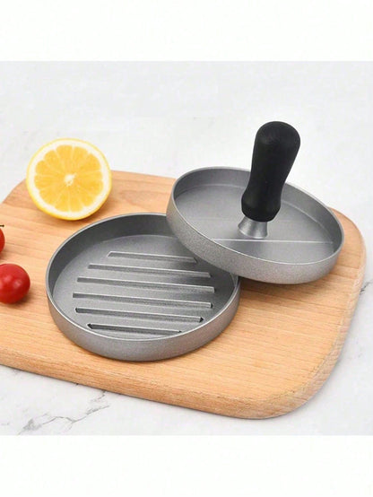 1 Set Burger Press With 100 Pcs Non-Stick Papers- Hamburger Patty Maker, Kitchen Tool For Party Family Gathering