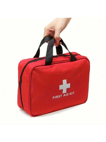 1 Set Medical Emergency First Aid Kit, Outdoor Sports Earthquake Fire Rescue Medical Bag, Portable Handbag For Basic Emergency First Aid Treatment, Suitable For Home, Travel And Camping For Emergency