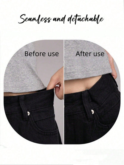 10-1pc U-Shaped Metal Belt, Minimalist Gold/Silver/Black Waist Clip, Pants Waist Tightener, No Sewing Required To Adjust Waist/Pant Leg/Cuff Length, Suitable For Clothing, Scarves, Curtains And Daily