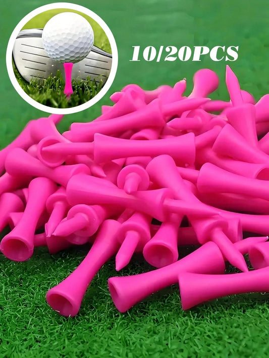 10/20/50pcs Golf Ball Stands, Plastic Material, 57mm Castle Style Ball Stands, Long & Short Versions, Durable & Portable, Professional Golf Player Practice