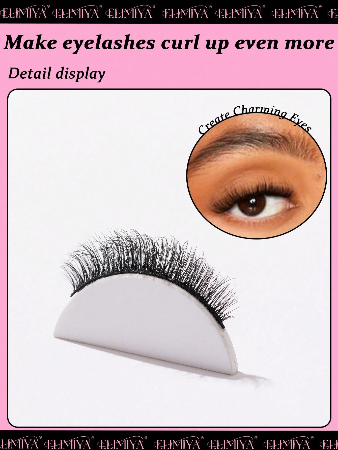 10 Pairs 5D Curly, Natural-Looking False Eyelashes, 10mm Strip Eyelashes
