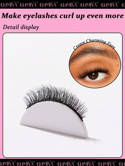 10 Pairs 5D Curly, Natural-Looking False Eyelashes, 10mm Strip Eyelashes
