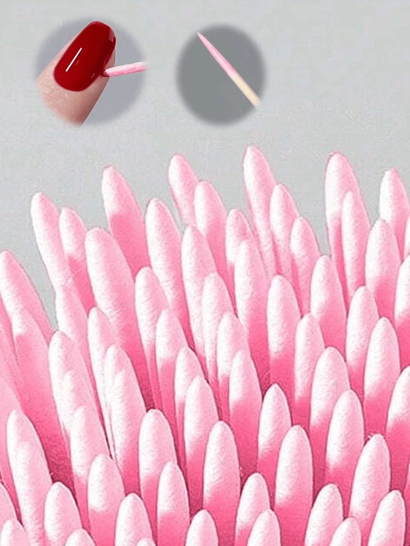 100/200/300/500/2000/5000pcs/20pcs Double-Ended Nail Polish Applicator Sticks, Small Double-Ended Eyebrow Makeup Applicator Tools, Approx. 100pcs/Pack (Packaging Options 1/2/3/5 Packs), Multi-Function