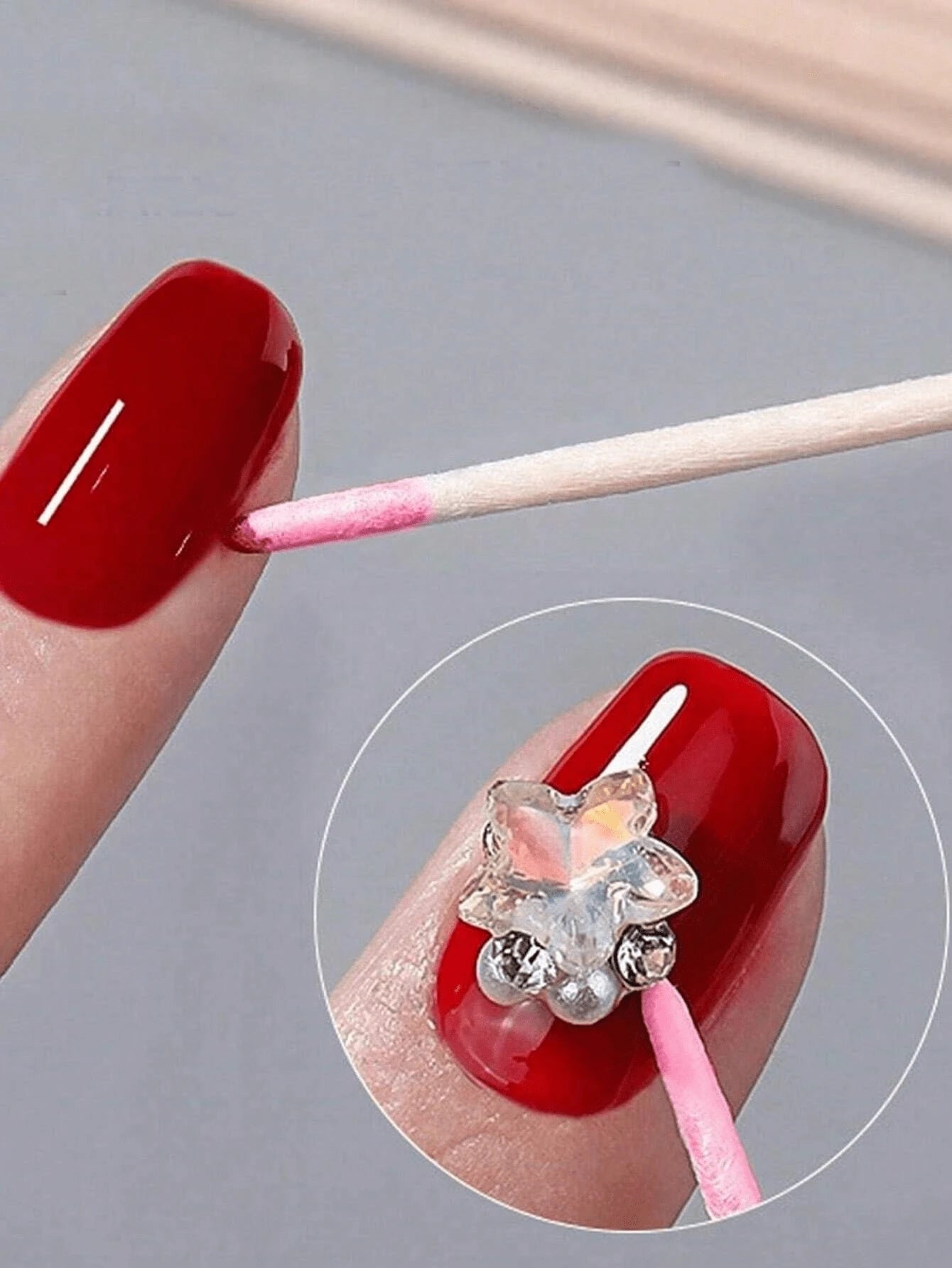 100/200/300/500/2000/5000pcs/20pcs Double-Ended Nail Polish Applicator Sticks, Small Double-Ended Eyebrow Makeup Applicator Tools, Approx. 100pcs/Pack (Packaging Options 1/2/3/5 Packs), Multi-Function