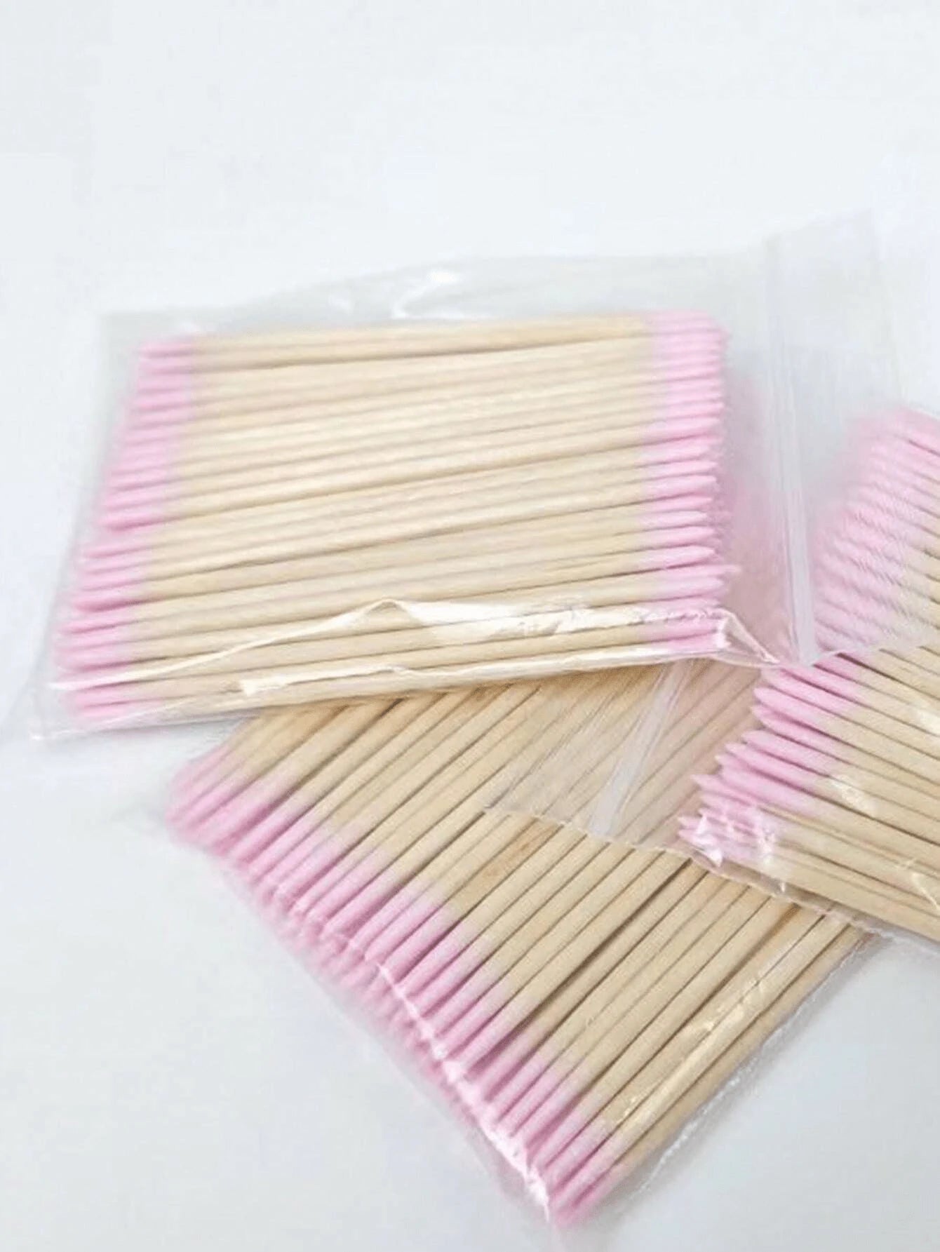 100/200/300/500/2000/5000pcs/20pcs Double-Ended Nail Polish Applicator Sticks, Small Double-Ended Eyebrow Makeup Applicator Tools, Approx. 100pcs/Pack (Packaging Options 1/2/3/5 Packs), Multi-Function
