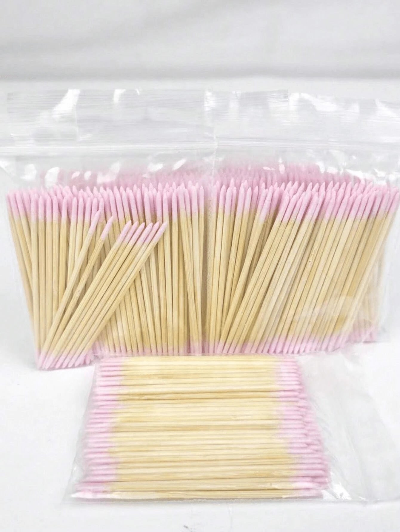 100/200/300/500/2000/5000pcs/20pcs Double-Ended Nail Polish Applicator Sticks, Small Double-Ended Eyebrow Makeup Applicator Tools, Approx. 100pcs/Pack (Packaging Options 1/2/3/5 Packs), Multi-Function