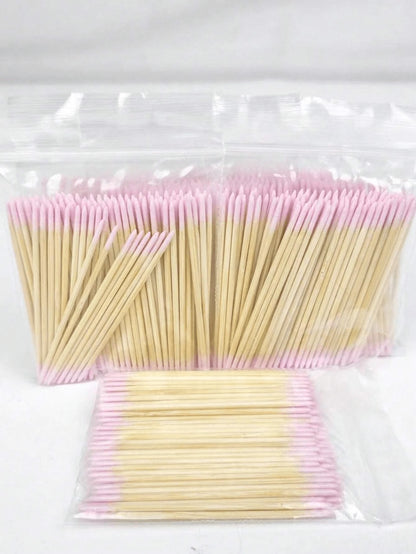 100/200/300/500/2000/5000pcs/20pcs Double-Ended Nail Polish Applicator Sticks, Small Double-Ended Eyebrow Makeup Applicator Tools, Approx. 100pcs/Pack (Packaging Options 1/2/3/5 Packs), Multi-Function