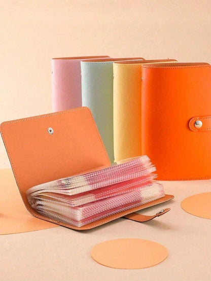 100 Capacity Cash Storage Notebook, With Photo Slots For Bills & Stamps, Wallets For Women, Back To School Essential, Cruise Essentials, Travel