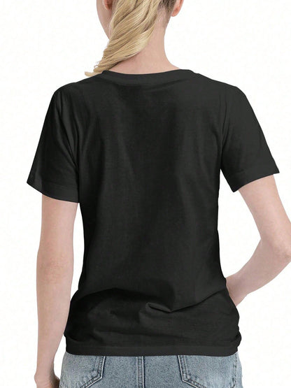 100% Cotton Football Mom Football Mom Football Mom Football Football Mom T-Shirt Women's Men's Graphic Tee Comfort Crew Neck Summer Vacation Tops
