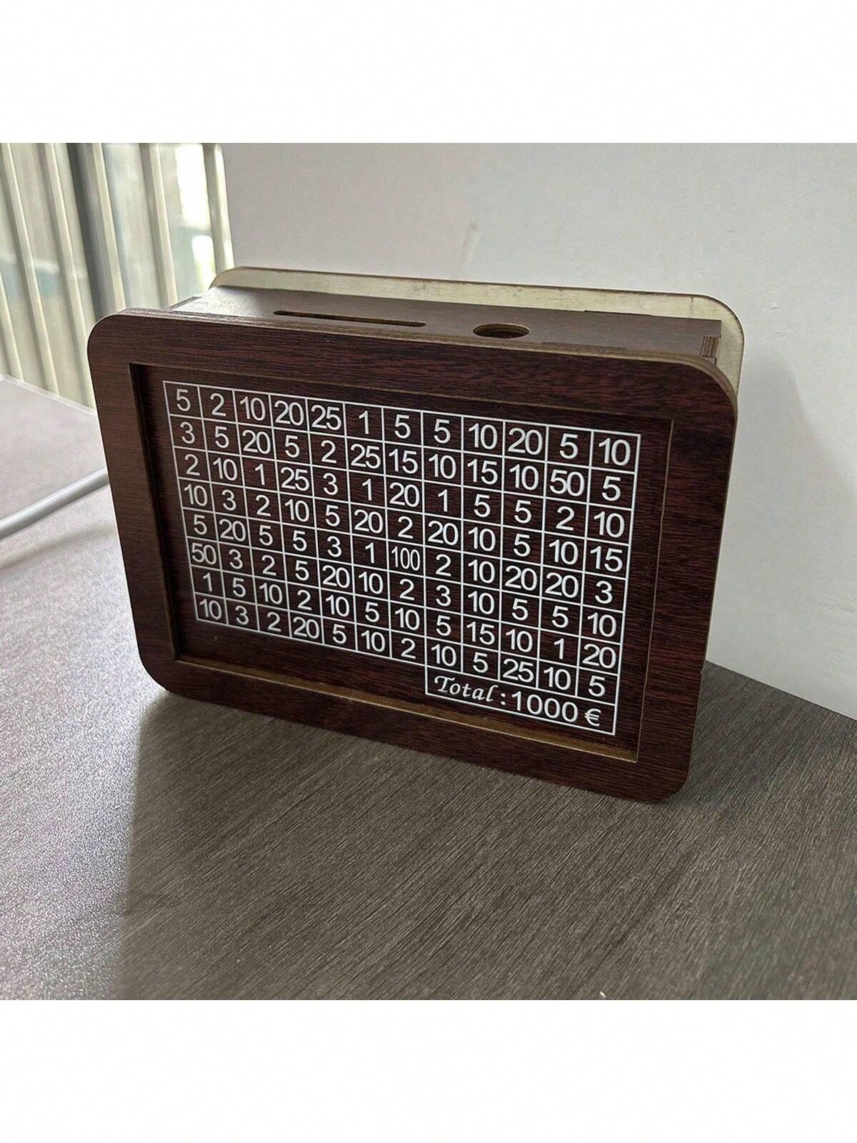 10000/5000/3000/1000 Euro Wooden Piggy Bank, Wooden Crafts Coin Saving Box, Perfect Birthday Gift