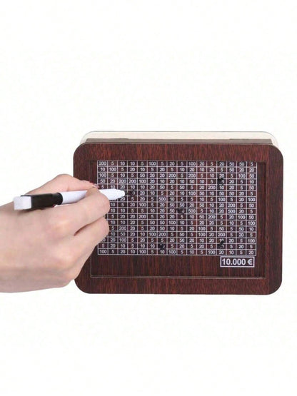 10000/5000/3000/1000 Euro Wooden Piggy Bank, Wooden Crafts Coin Saving Box, Perfect Birthday Gift