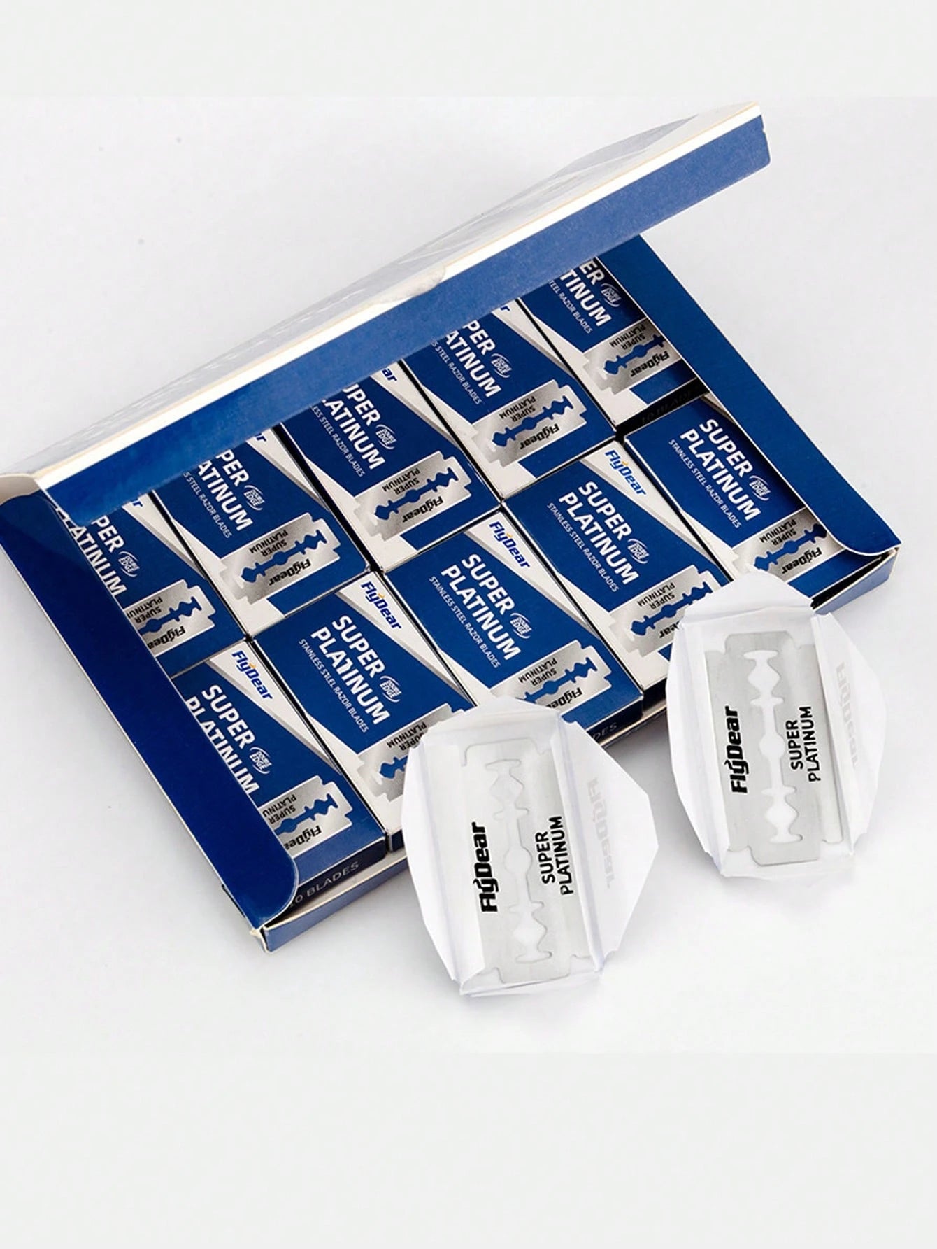 100pcs High Quality Stainless Steel Manual Razor Blades, Sharp And Durable Multi-Purpose Blades For Shaving, Double Edge Razor Blades