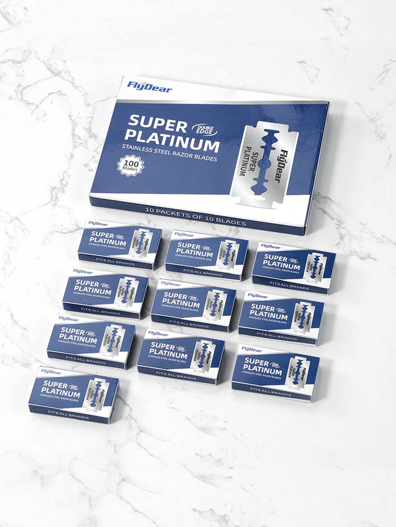 100pcs High Quality Stainless Steel Manual Razor Blades, Sharp And Durable Multi-Purpose Blades For Shaving, Double Edge Razor Blades