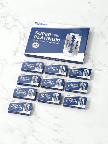 100pcs High Quality Stainless Steel Manual Razor Blades, Sharp And Durable Multi-Purpose Blades For Shaving, Double Edge Razor Blades