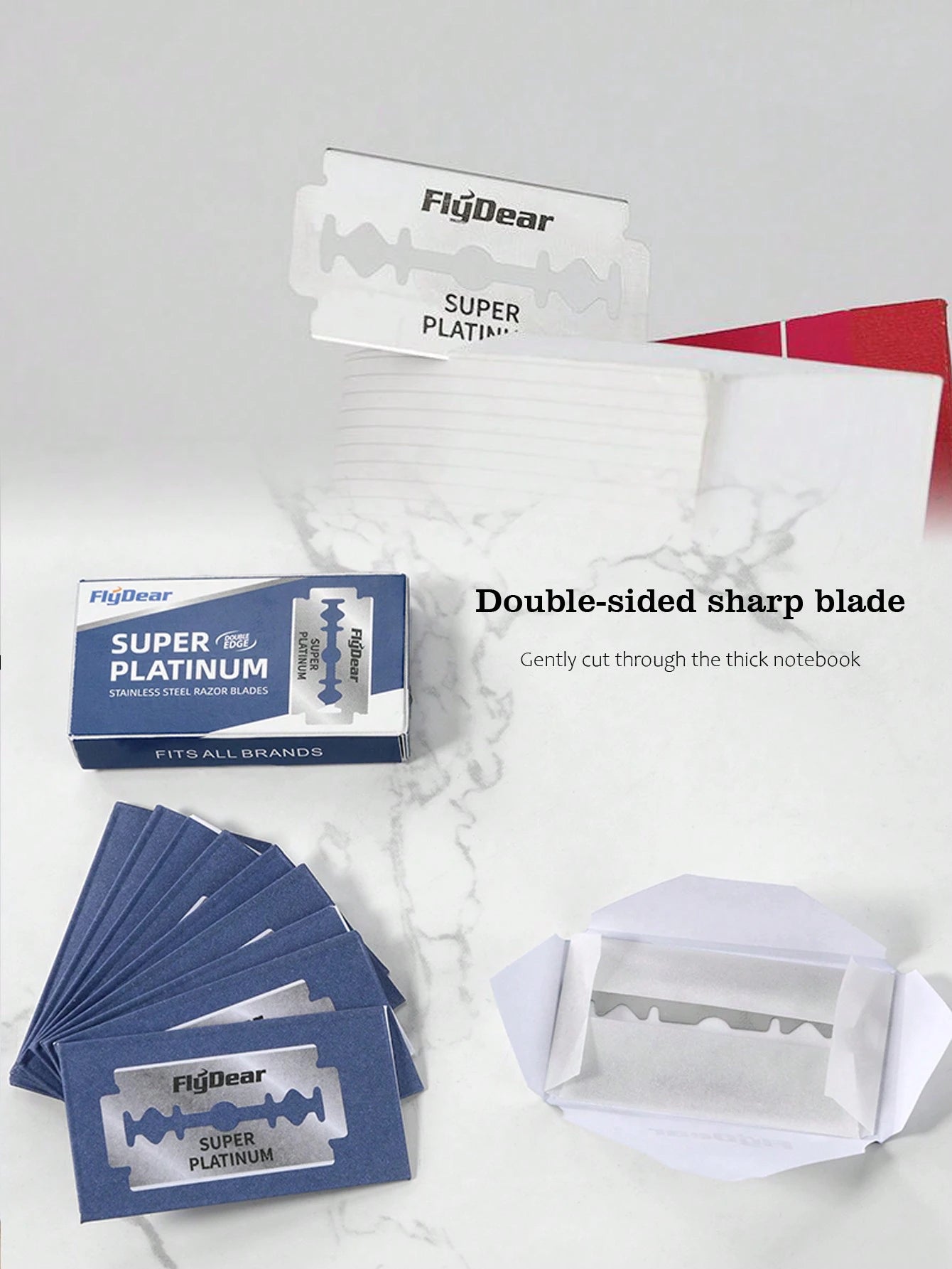 100pcs High Quality Stainless Steel Manual Razor Blades, Sharp And Durable Multi-Purpose Blades For Shaving, Double Edge Razor Blades