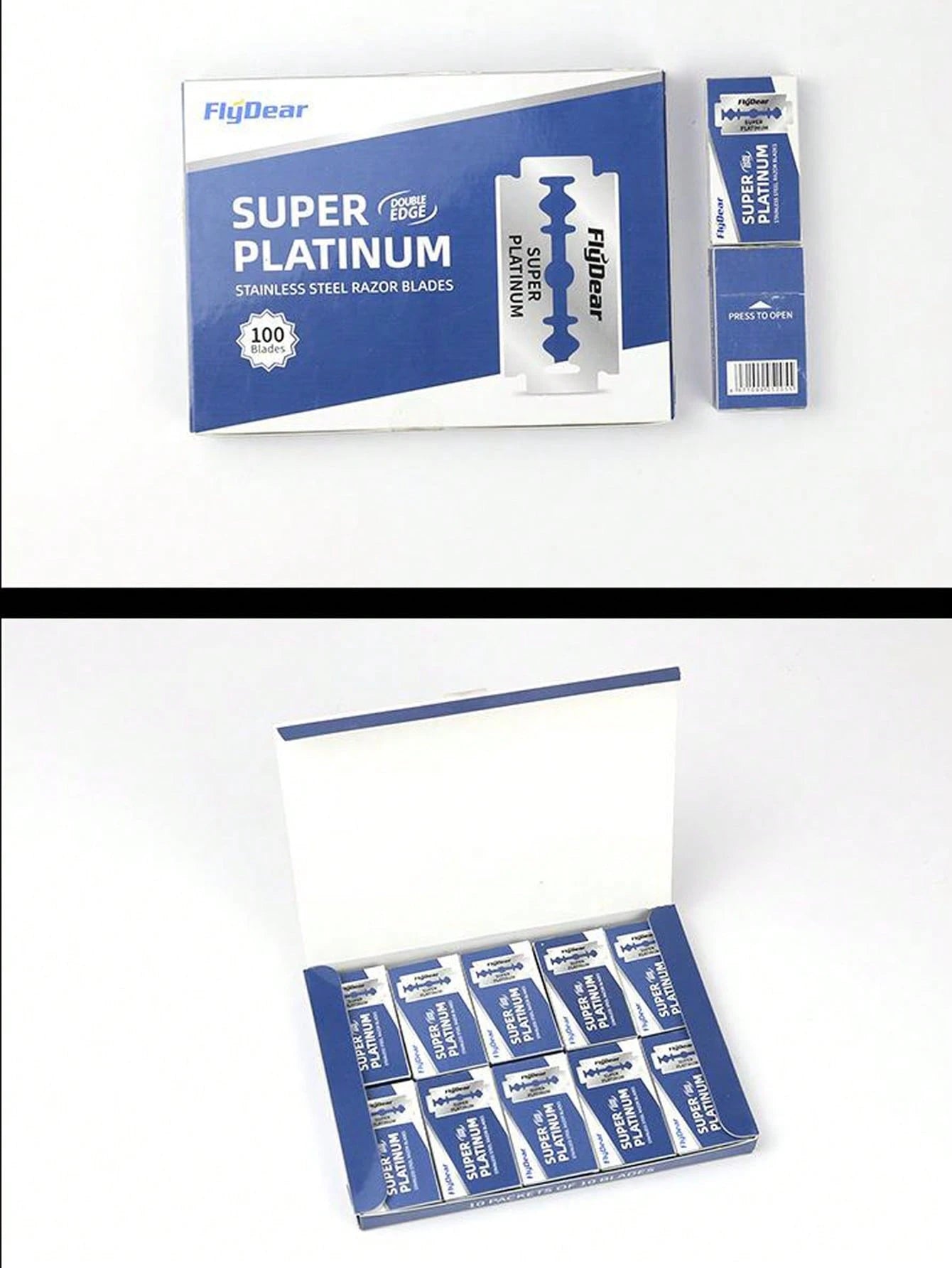 100pcs High Quality Stainless Steel Manual Razor Blades, Sharp And Durable Multi-Purpose Blades For Shaving, Double Edge Razor Blades