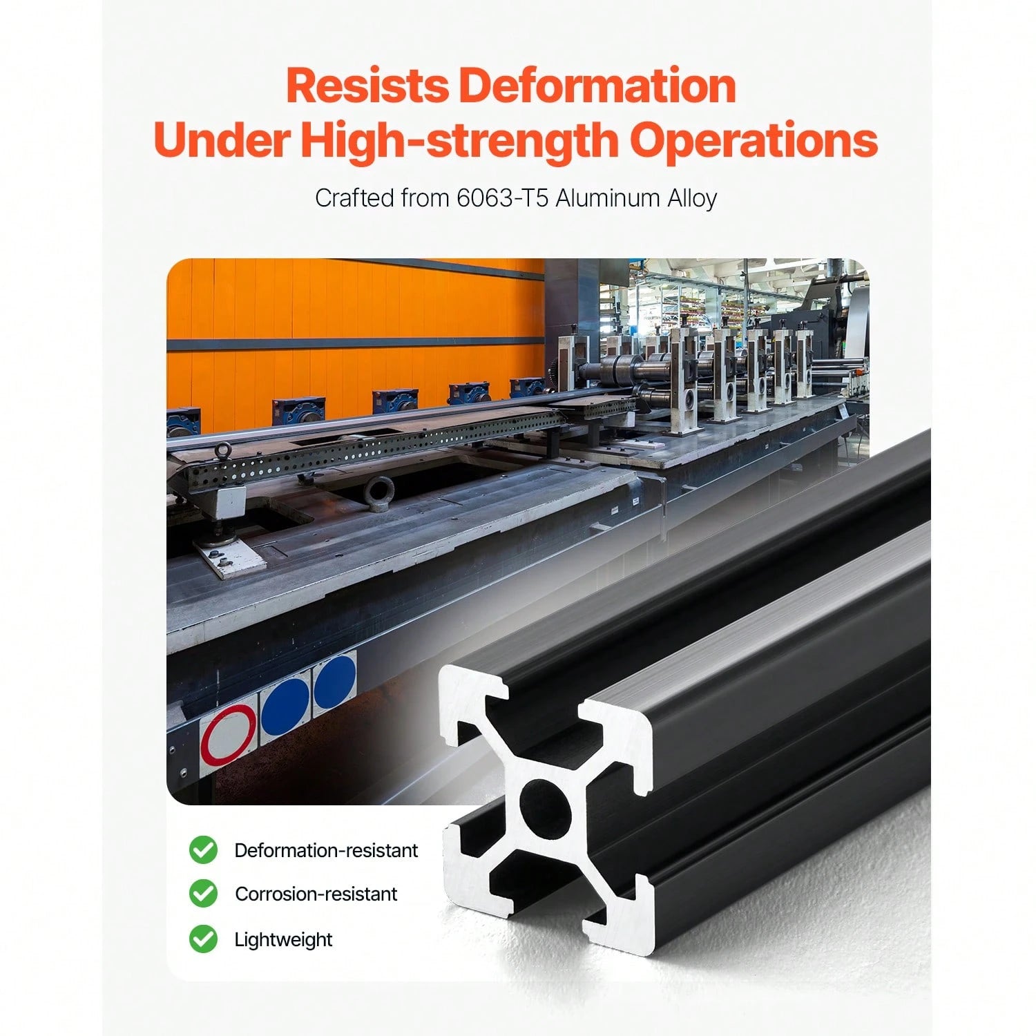 10PCS 78.7in (2000mm) T Slot 2020 Aluminum Extrusion Profile, European Standard Anodized Linear Rail, High-Strength Extruded Aluminum Rail For 3D Printer, CNC Machine DIY, Laser Engraving, Black