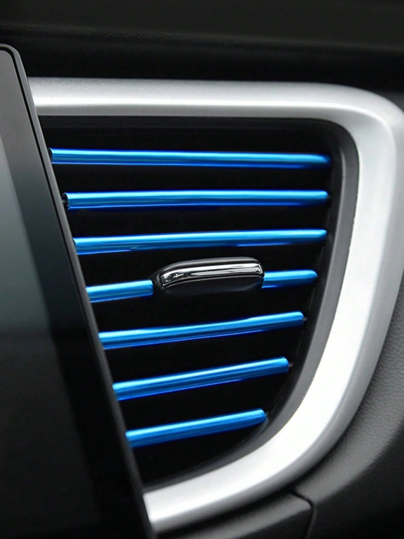 10pcs Blue Automotive Interior Air Vent Dashboard Trim Strips