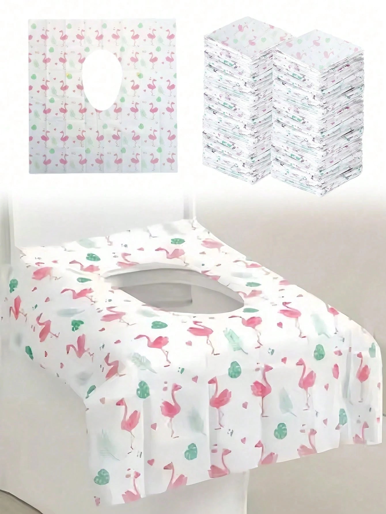 10pcs Disposable Toilet Seat Covers, Travel Essential, Large Waterproof Toilet Mats Suitable For Home, Travel, Public Restrooms, Fully Cover The Toilet, Mother's Day Gift, For Kids