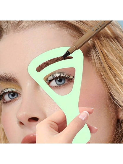 10pcs Reusable Eyebrow Stencils- Guide To Create Perfect Natural Eyebrows, No Battery Required, Suitable For Makeup, Home Decor, Vanity, Travel, Bedroom, Makeup Accessories, Christmas Gift, Makeup To