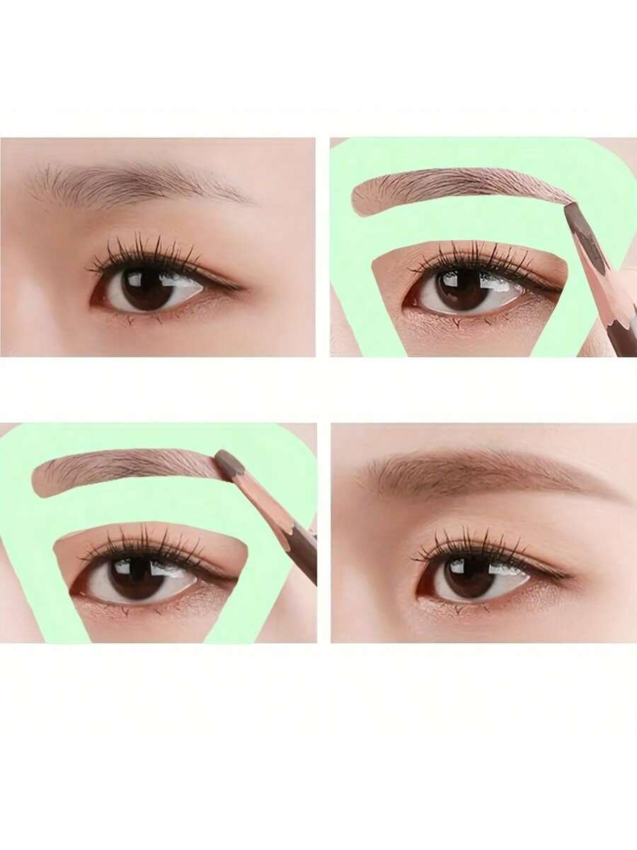10pcs Reusable Eyebrow Stencils- Guide To Create Perfect Natural Eyebrows, No Battery Required, Suitable For Makeup, Home Decor, Vanity, Travel, Bedroom, Makeup Accessories, Christmas Gift, Makeup To