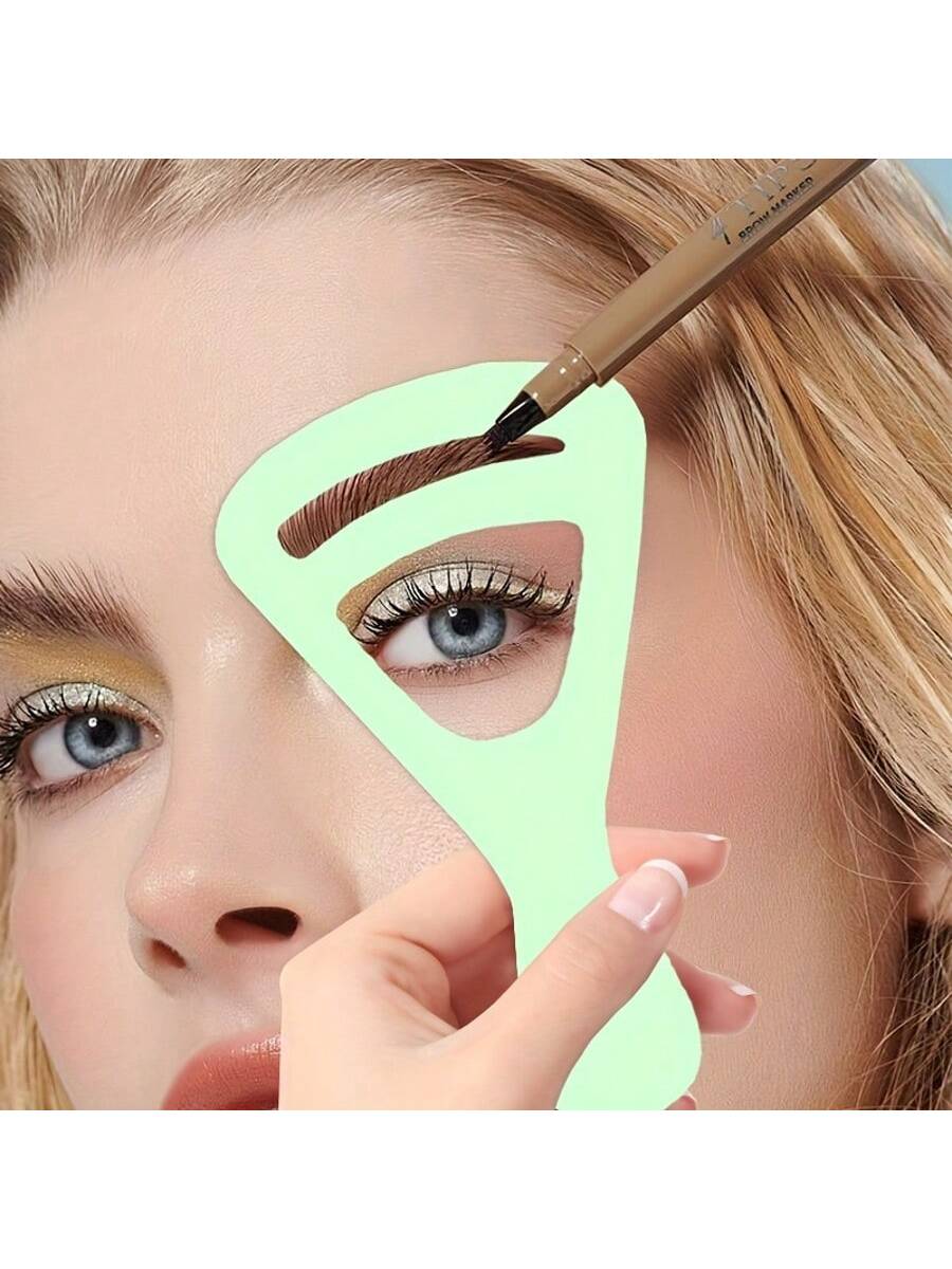 10pcs Reusable Eyebrow Stencils- Guide To Create Perfect Natural Eyebrows, No Battery Required, Suitable For Makeup, Home Decor, Vanity, Travel, Bedroom, Makeup Accessories, Christmas Gift, Makeup To