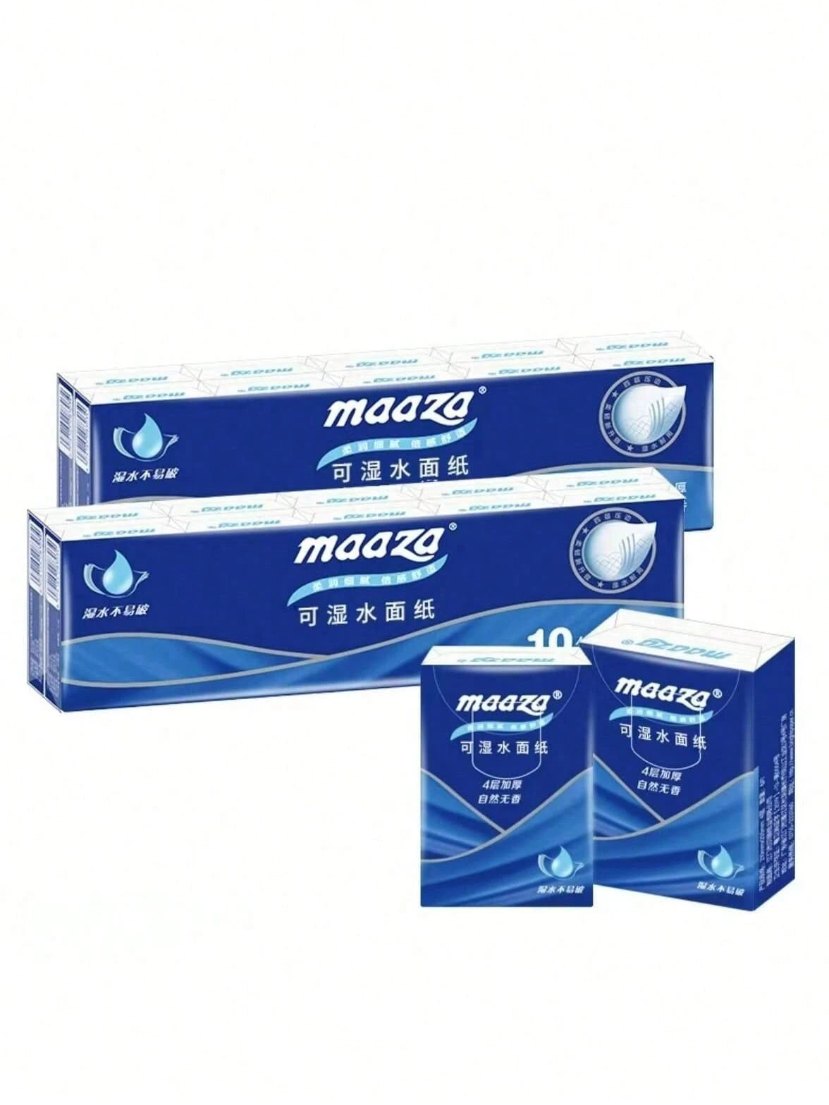 10pcs/S Portable Pocket Tissues, Small Pack Design Perfect For Daily Cleaning, Outdoor, Back To School Essential Napkins
