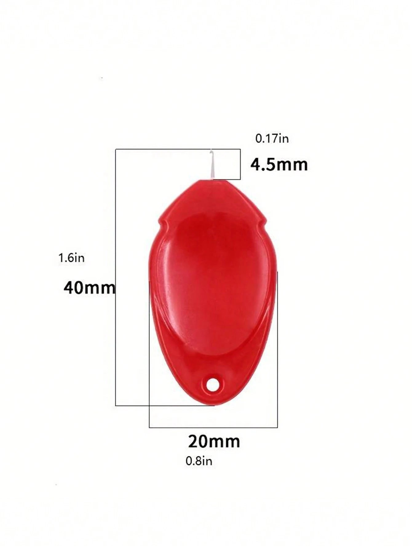 10pcs/Set Red Thumb Needle Threader, Easy Sewing Machine Needle Threader For Seniors