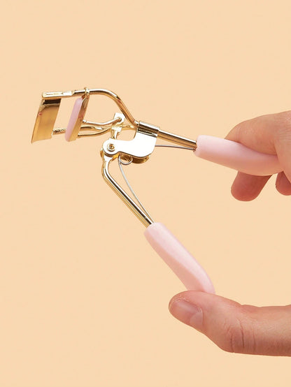 11pcs/5pcs/1pc Eyelash Tools Set Gold Pink Handle Eyelash Curler With Replacement Rubber Pads Professional Portable Eyelash Curler Makeup Tools For Women Travel Home Vanity Beauty Essentials