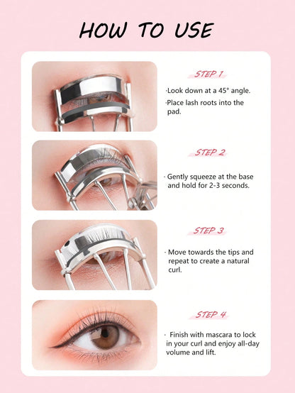 11pcs/5pcs/1pc Eyelash Tools Set Gold Pink Handle Eyelash Curler With Replacement Rubber Pads Professional Portable Eyelash Curler Makeup Tools For Women Travel Home Vanity Beauty Essentials