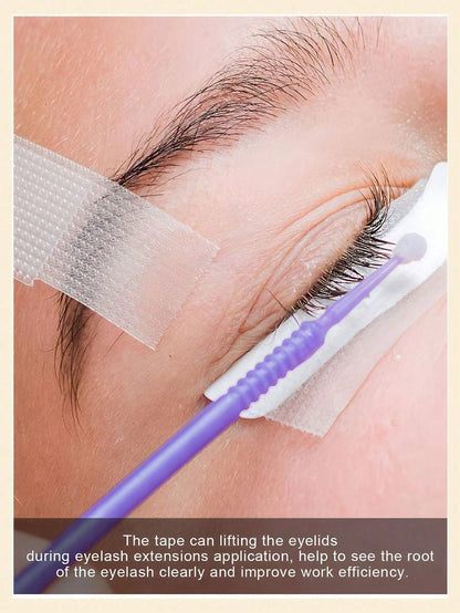 12/6/3/1 Rolls Eyelash Tape, Pink Purple Green Blue White Breathable Microporous Eyelash Extension Tape, Eyelash Lifting Tape, Breathable Hypoallergenic Eyelash Isolation Eye Patches, Eye Makeup Acces