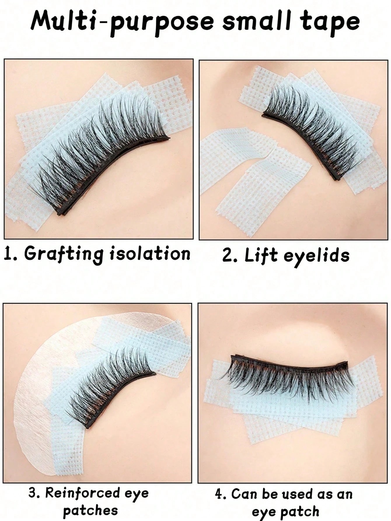 12/6/3/1 Rolls Eyelash Tape, Pink Purple Green Blue White Breathable Microporous Eyelash Extension Tape, Eyelash Lifting Tape, Breathable Hypoallergenic Eyelash Isolation Eye Patches, Eye Makeup Acces